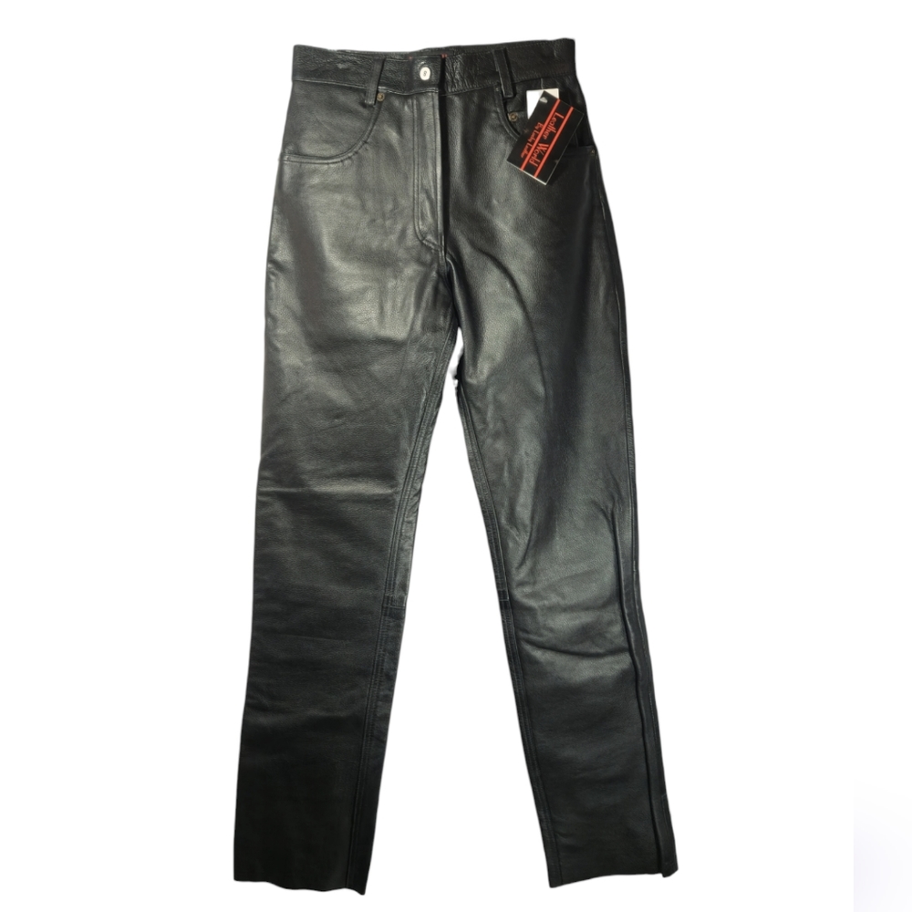 Vintage Authentic Leather World Pants By Lucky Leather NWT